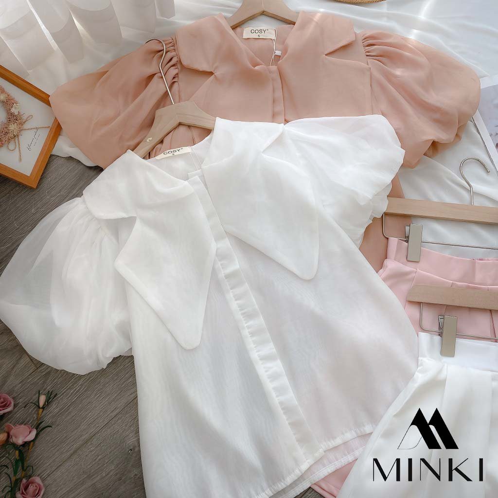 [ HÀNG THIẾT KẾ] SET ÁO CỔ NHỌN VÀ CHÂN VÁY XẾP LY - CHẤT LIỆU TƠ CAO CẤP - MÀU HỒNG [SIÊU PHẨM] | BigBuy360 - bigbuy360.vn