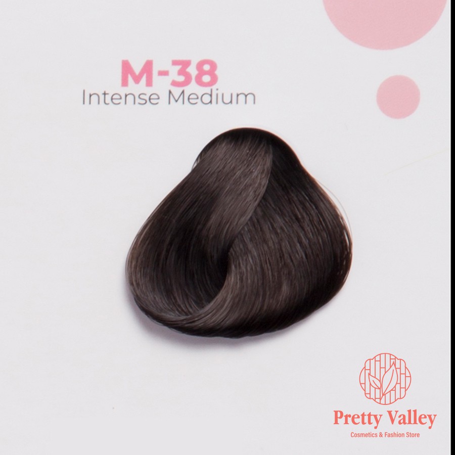 Kem nhuộm tóc màu đen than chì Molokai 60ml M38 - Pretty Valley Store