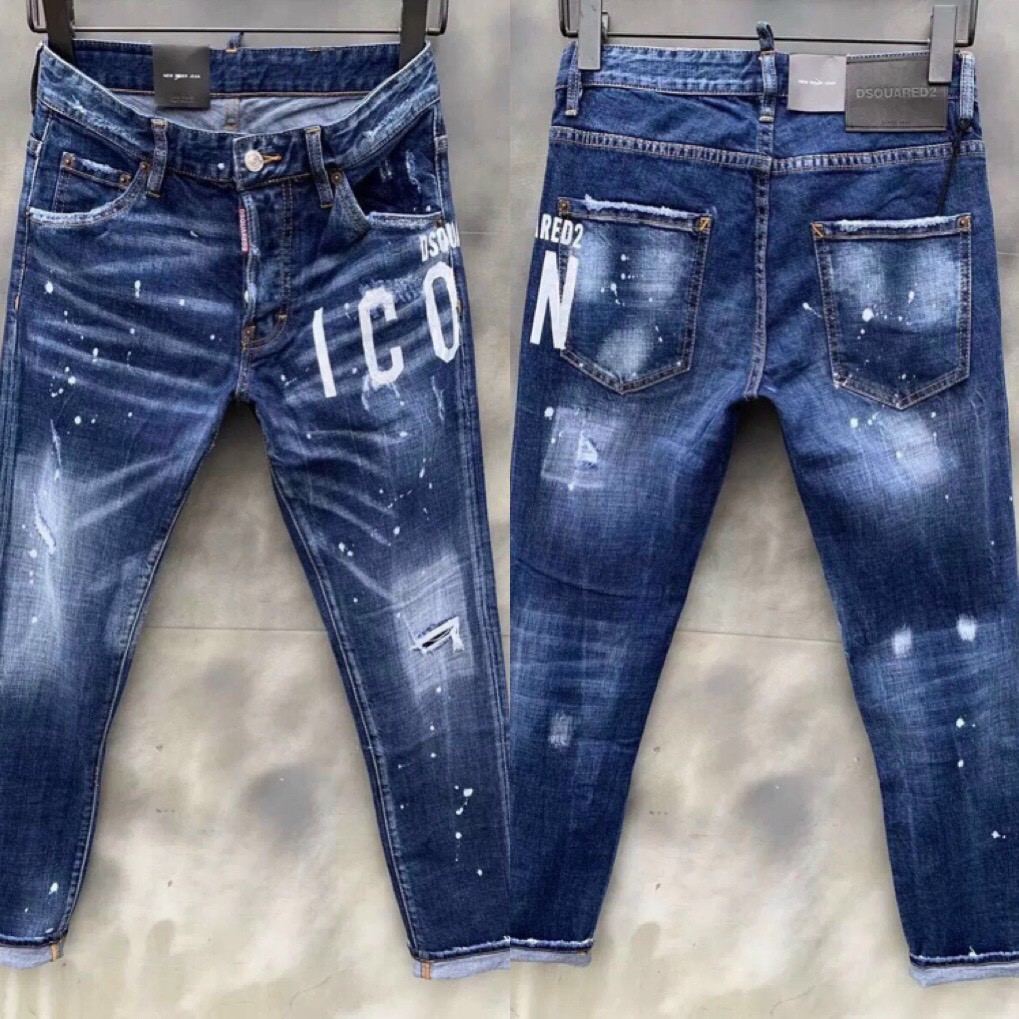 Quần Bò nam Côn DSQ khóa Lệch mẫu 2020 | BigBuy360 - bigbuy360.vn