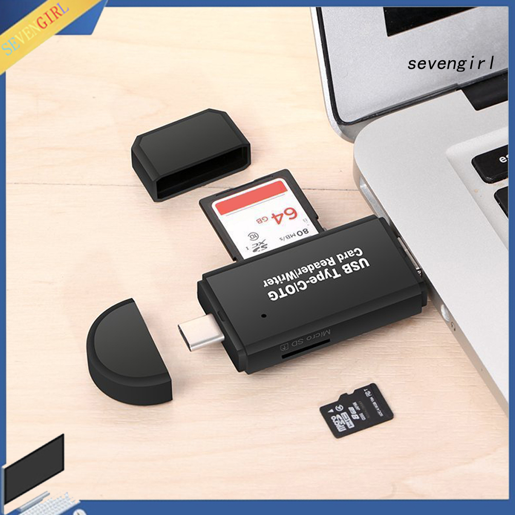 Đầu Đọc Thẻ Nhớ Usb 3.0 3 Trong 1 Đa Năng