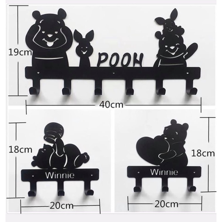 Móc treo tường gấu Pooh