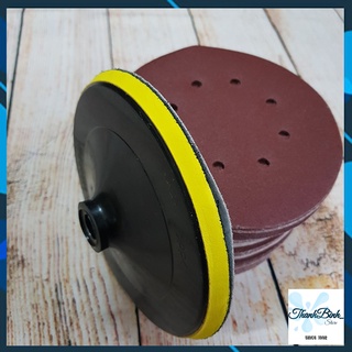 Giấy nhám đánh tường/ giấy ráp mài tường- kích thước 150mm