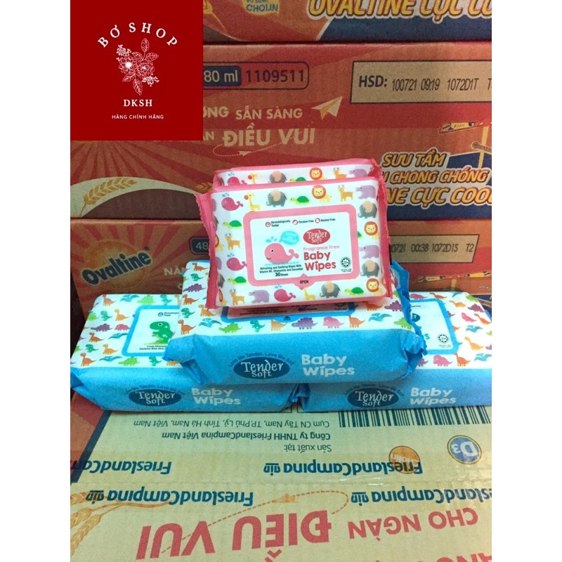 Khăn Ướt Trẻ Em Tender Soft. Hàng chính hãng DKSH Việt Nam.