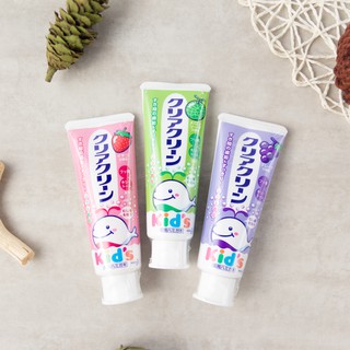 Kem đánh răng Kao Kid's 70g nội địa Nhật cho bé từ 1 tuổi - Nho, Dâu, Dưa gang