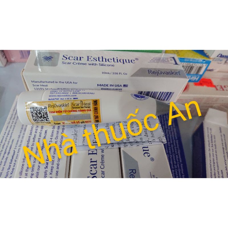 (CHÍNH HÃNG ) Kem hỗ trợ mờ sẹo scar esthetique Mỹ 10ml