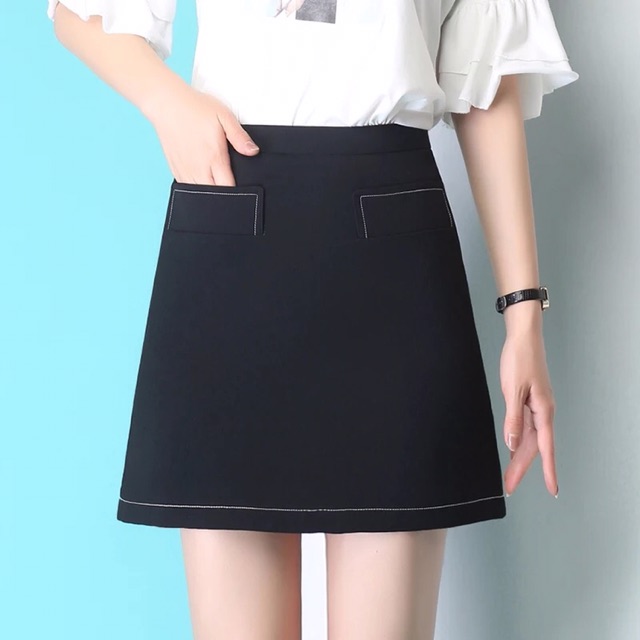 Chân Váy Chữ A Ngắn Chân Váy Ngắn Công Sở Tới Gối | BigBuy360 - bigbuy360.vn
