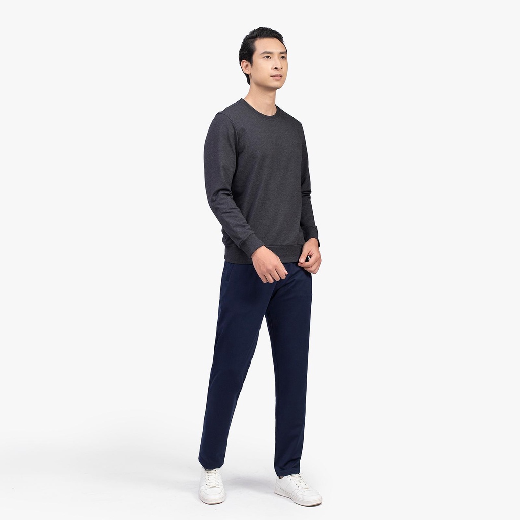 Quần thu đông nam Aristino APA002W1 chất liệu polyester giúp quần sáng bền màu phom regular giữ ấm