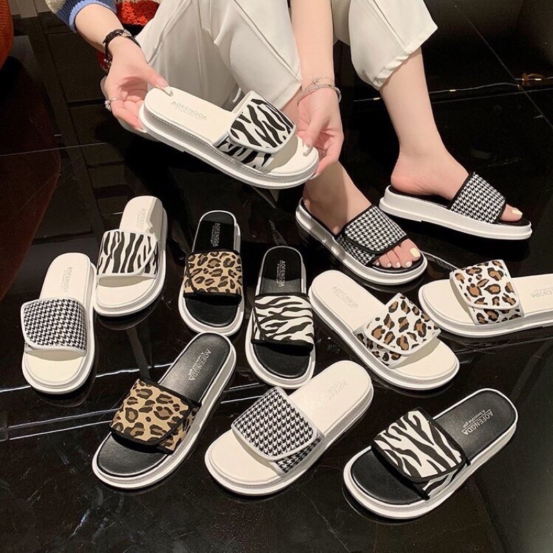 Dép nữ quai ngang thời trang sẵn hàng đủ màu