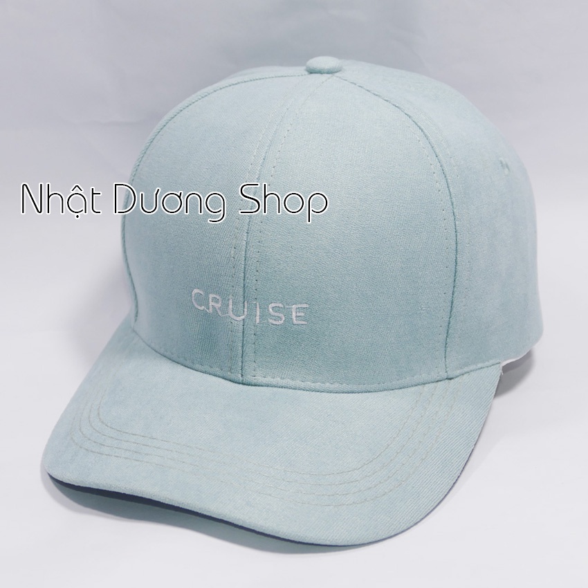 Mũ lưỡi trai ❤️ Nón kết thêu chữ CRUISE chất kaki cao cấp form unisex nam nữ