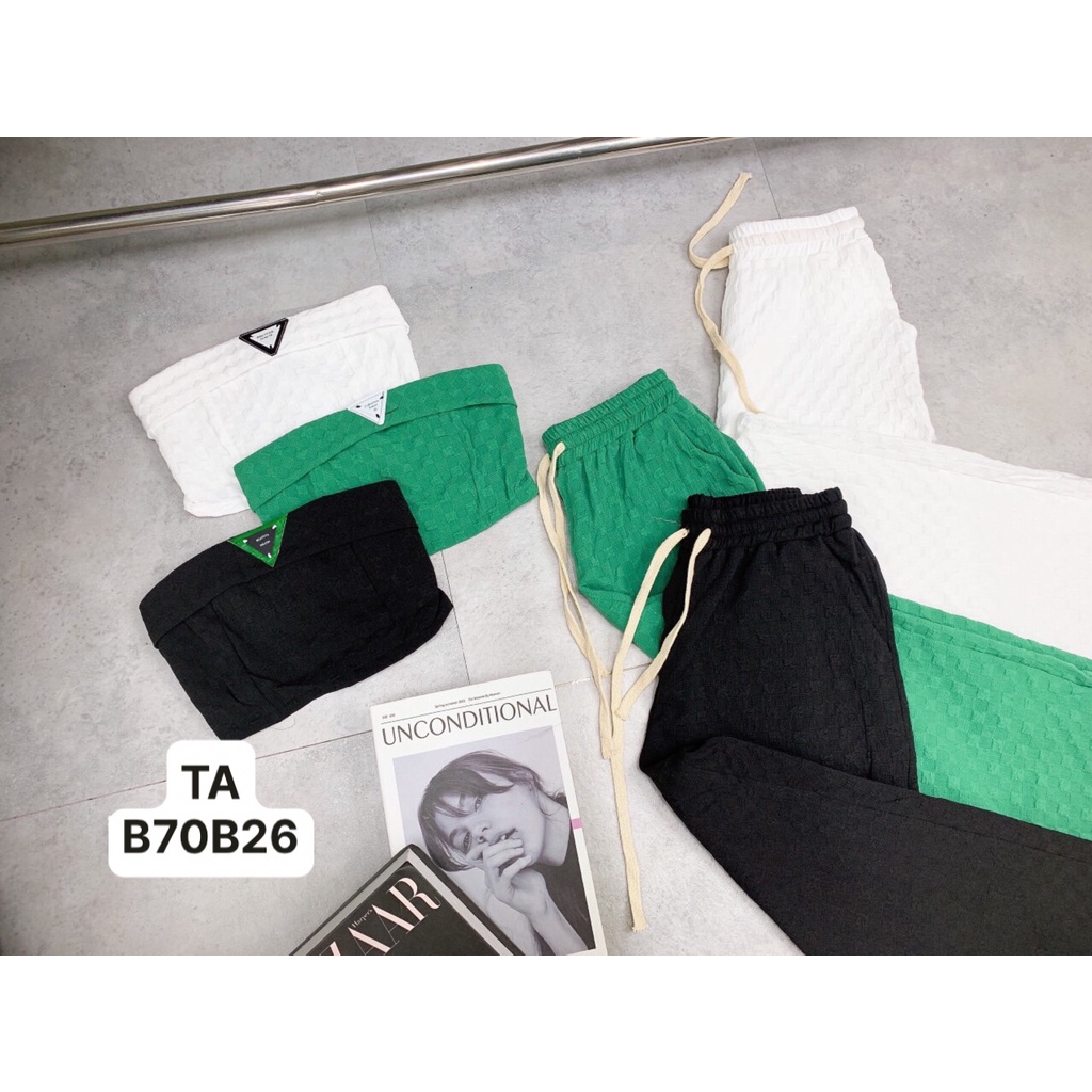 Set Prada quân suông new