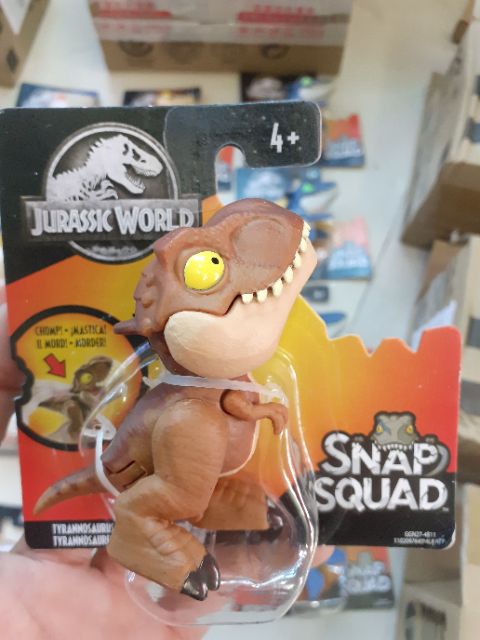 Mô hình khủng long Mini Snap Squad hãng Mattel