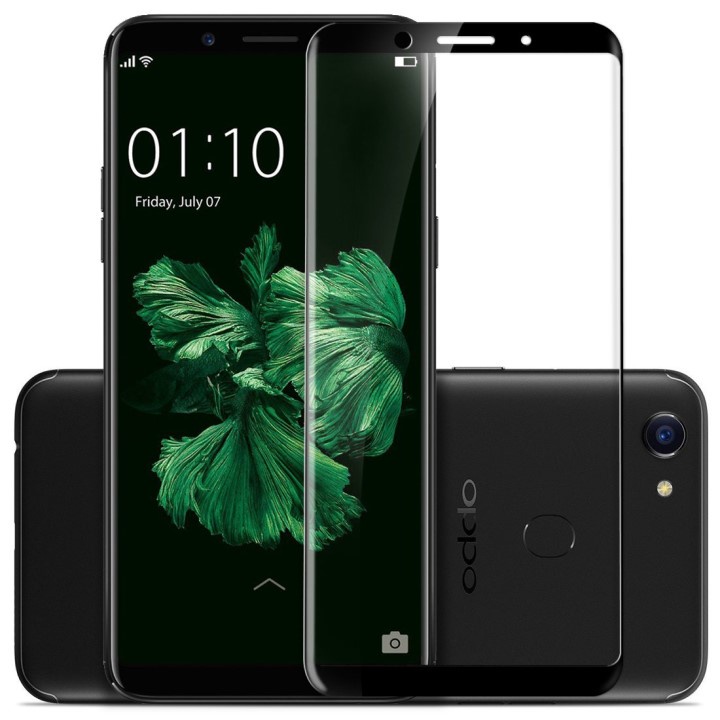 Kính Cường Lực Oppo F5 - Kính Trong Suốt / Full Màn hình Độ Cứng 9h+ Tặng Kèm Khăn Lau