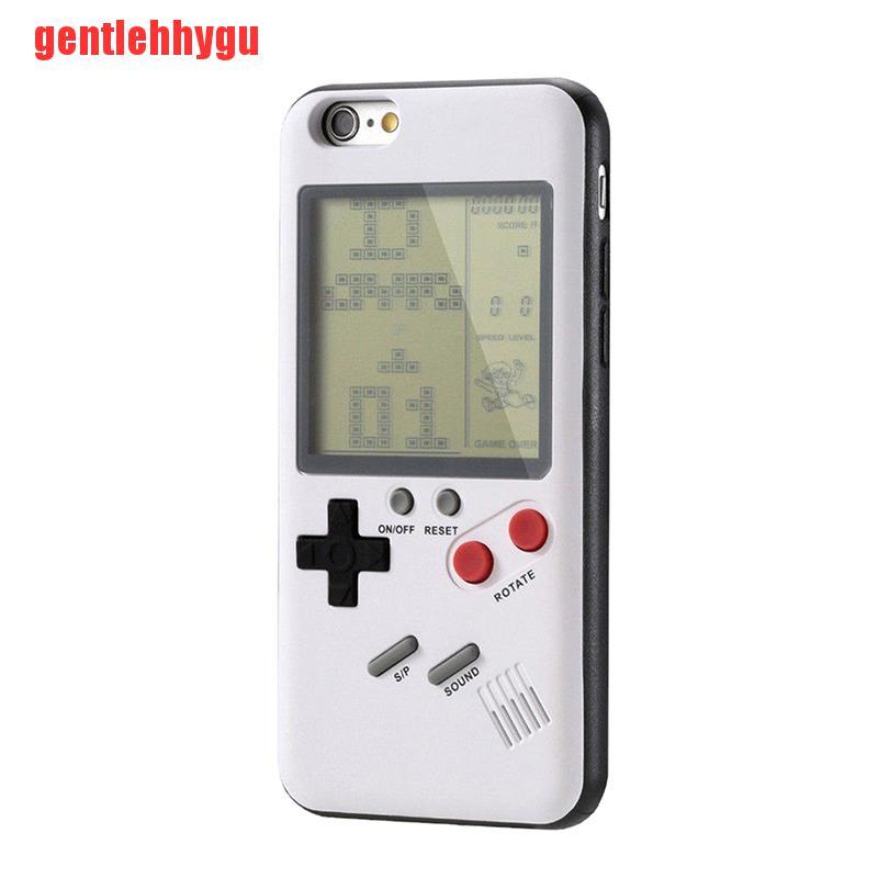 GAMEBOY Ốp Lưng Hình Máy Chơi Game Xếp Gạch Cổ Điển Cho Iphone X 8 Plus