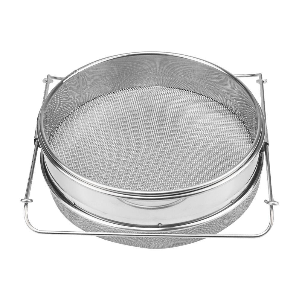 Dụng Cụ Rây Lọc Mật Ong Hai Tầng Bằng Thép Không Gỉ
