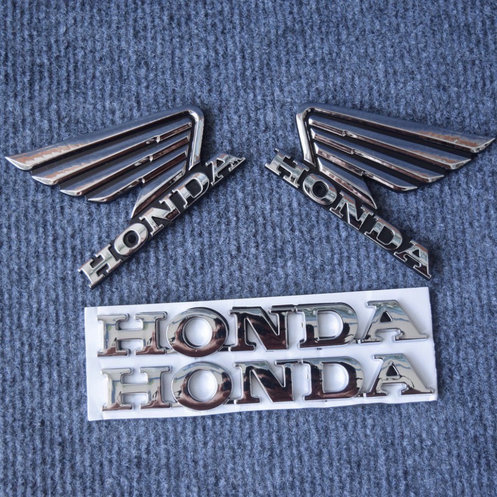 Logo Honda Cánh Én/ Cánh Chim và Logo Honda Cứng Gắn Xe Máy , Oto