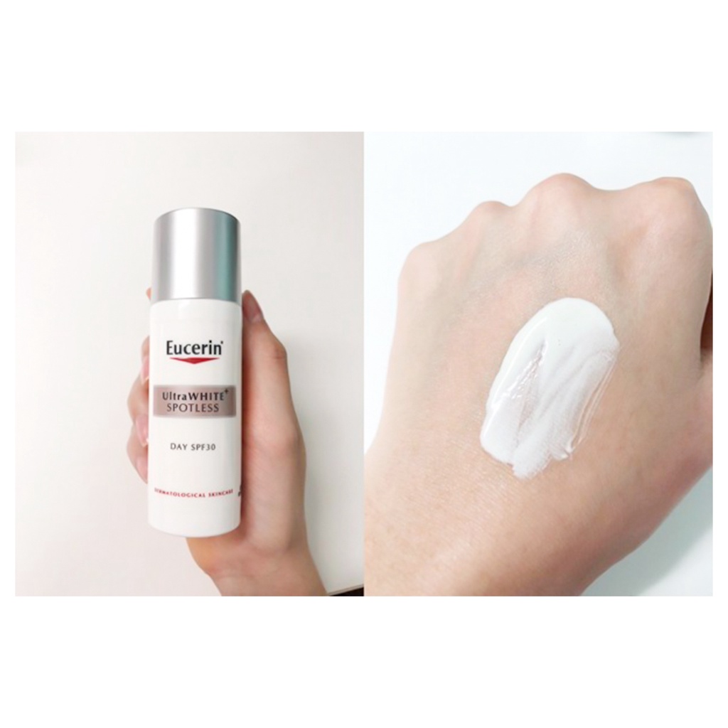 Eucerin UltraWHITE+ SPOTLESS Day Fluid SPF30 Kem Dưỡng Trắng và Mờ Đốm Nâu Ban Ngày (50ml)