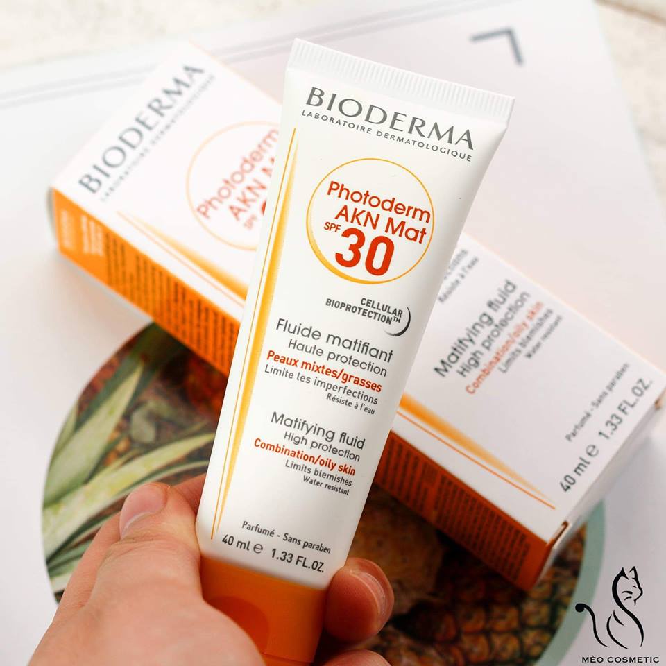 Kem Chống Nắng Cho Da Mụn Bioderma Photoderm AKN Mat SPF30 40ml - Khongcoson