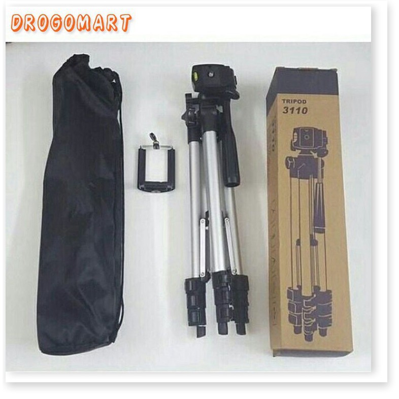 ( FREESHIP 99K ) Bộ Tripod TF-3110 Chân chụp hình máy ảnh, điện thoại Bảo Hành Chính Hãng 1 đổi 1