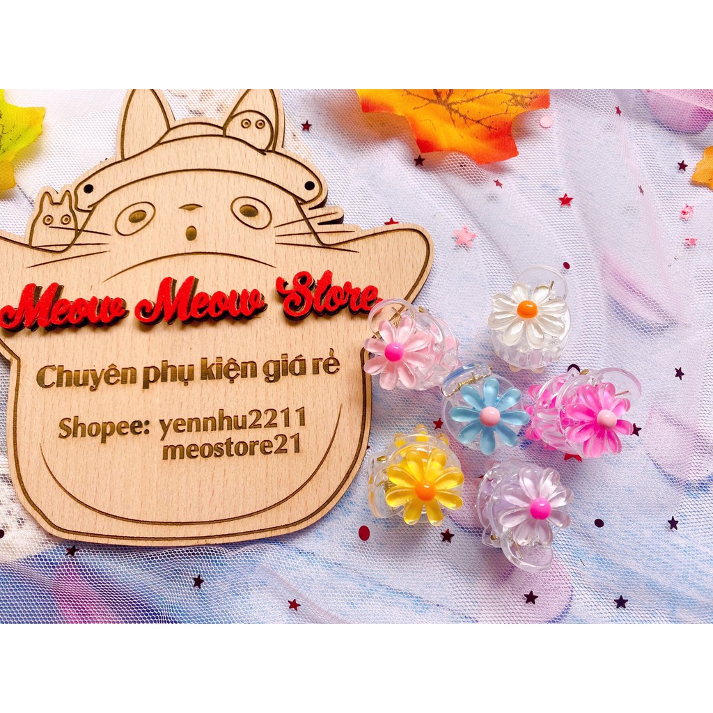 ❣️Ảnh thật+Video❣️ Kẹp Cào Đỉnh Mái Hoa Cúc Mini Cho Bé Yêu❣️