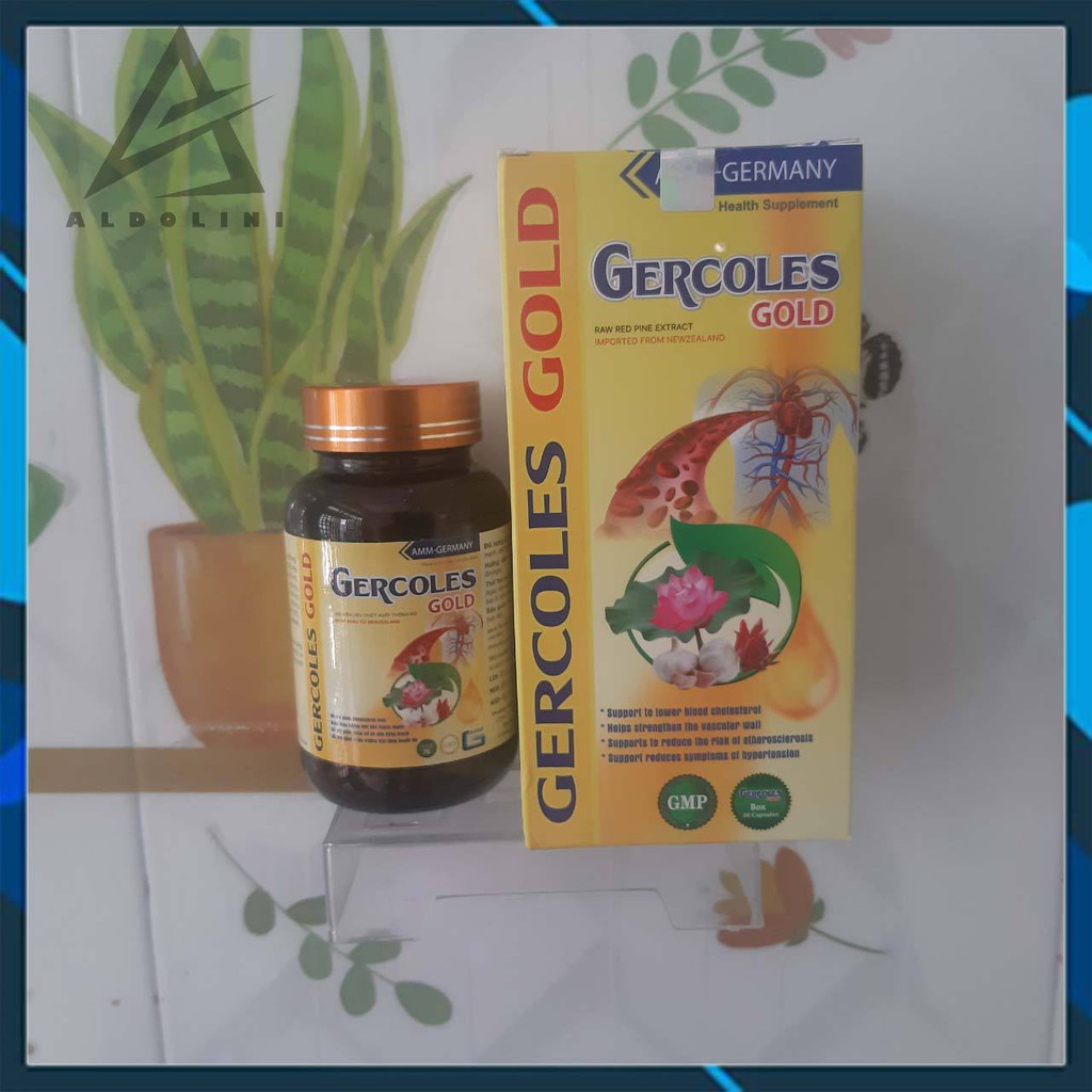 VIÊN UỐNG GERCOLES GOLD - Hạ Mỡ Máu Giảm Nguy Cơ Xơ Vữa Ổn Định Huyết Áp Ngăn Ngừa Tai Biến - CHÍNH HÃNG HỘP 30 VIÊN | BigBuy360 - bigbuy360.vn