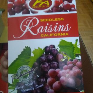 Nho khô đen 150g hộp đỏ