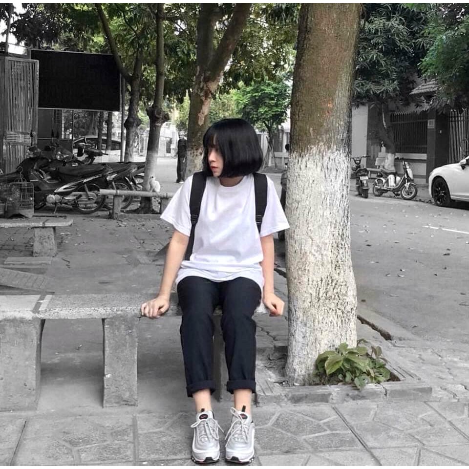 Quần Baggy Kaki Dáng Suông PEONYB Unisex [FREESHIP] 🌸 Culottes khaki cạp chun trơn màu ĐEN | BE Ulzzang HOT 🌸 | BigBuy360 - bigbuy360.vn