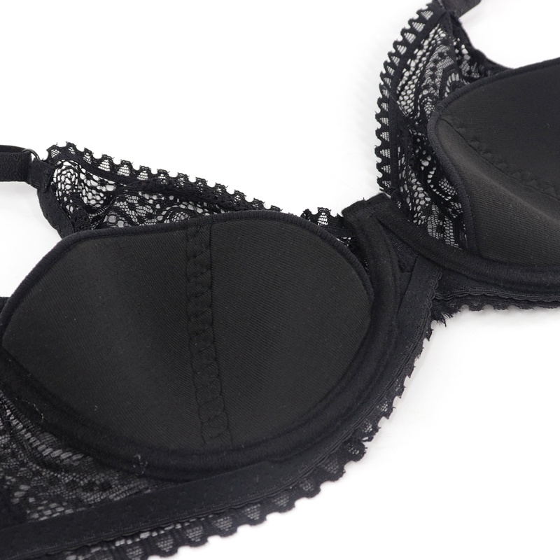 Áo ngực Phối Ren Không Đệm Thoải Mái Quyến Rũ 34C 36C 38C 40C 42C 44C B Cup -6012