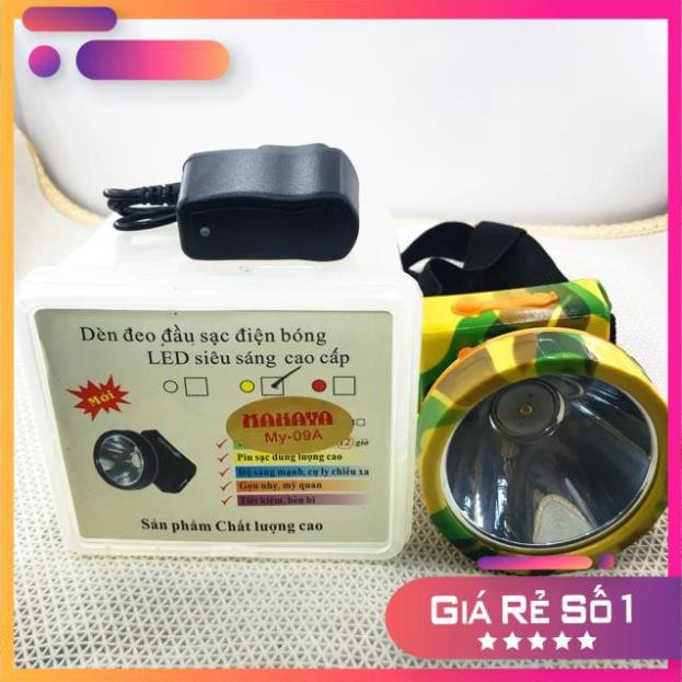 Đèn Led Đội Đầu, đèn pin siêu sáng 30W Mẫu 09A chống nước siêu bền