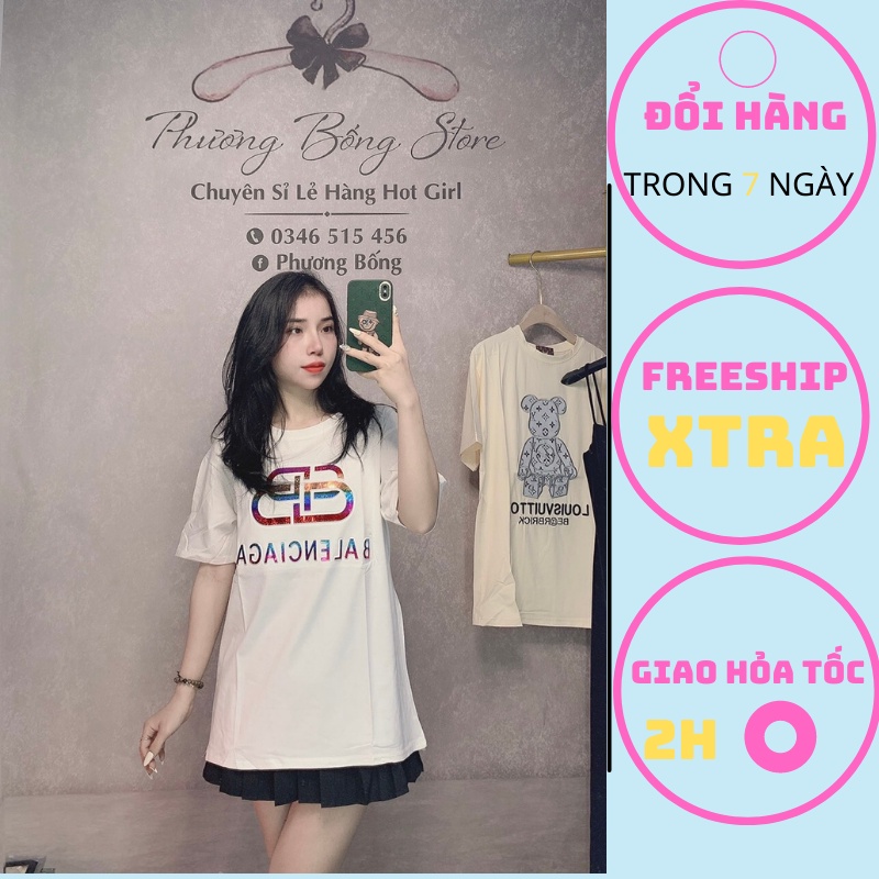 Áo phông tay cộc nữ Cotton thoáng mát