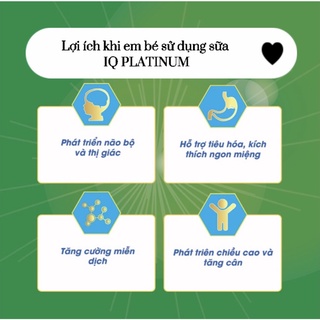 SỮA BỘT IQ PLATINUM GAIN 2 400G.