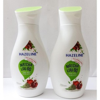 Sữa dưỡng thể dưỡng trắng Hazeline Matcha Lựu Đỏ 140ml