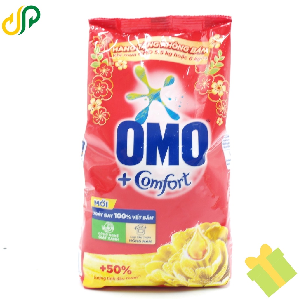 [ Hàng tặng không bán ] Bột giặt Omo Comfort gói 520gr