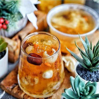 [THƯỢNG PHẨM] SÉT 500G CÓ 12 NGUYÊN LIỆU CHÈ DƯỠNG NHAN NẤU 12~15 CHAI 330ML. DATE LUÔN MỚI.