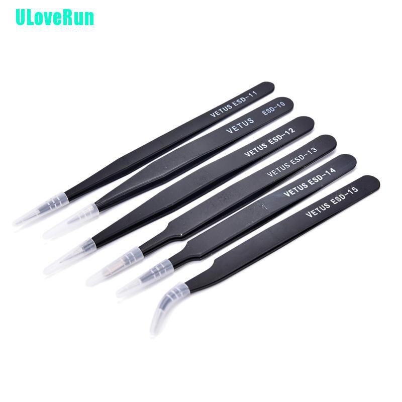 Set 6 Nhíp Inox Chống Tĩnh Điện An Toàn Tiện Dụng