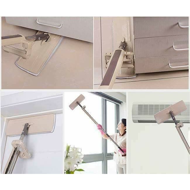 Cây lau nhà tự vắt thông minh xoay 360 độ