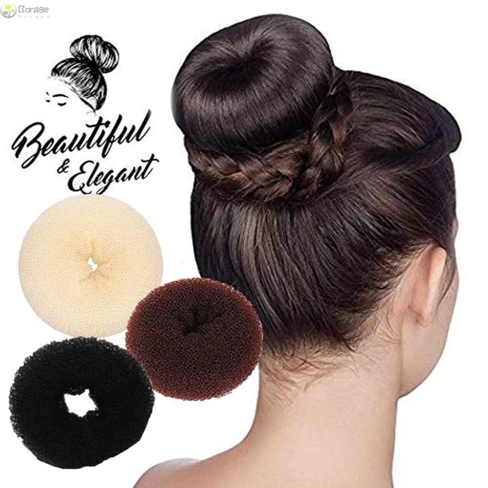 Búi Tóc Giả Màu Đen / Be / Cà Phê Cho Nữ