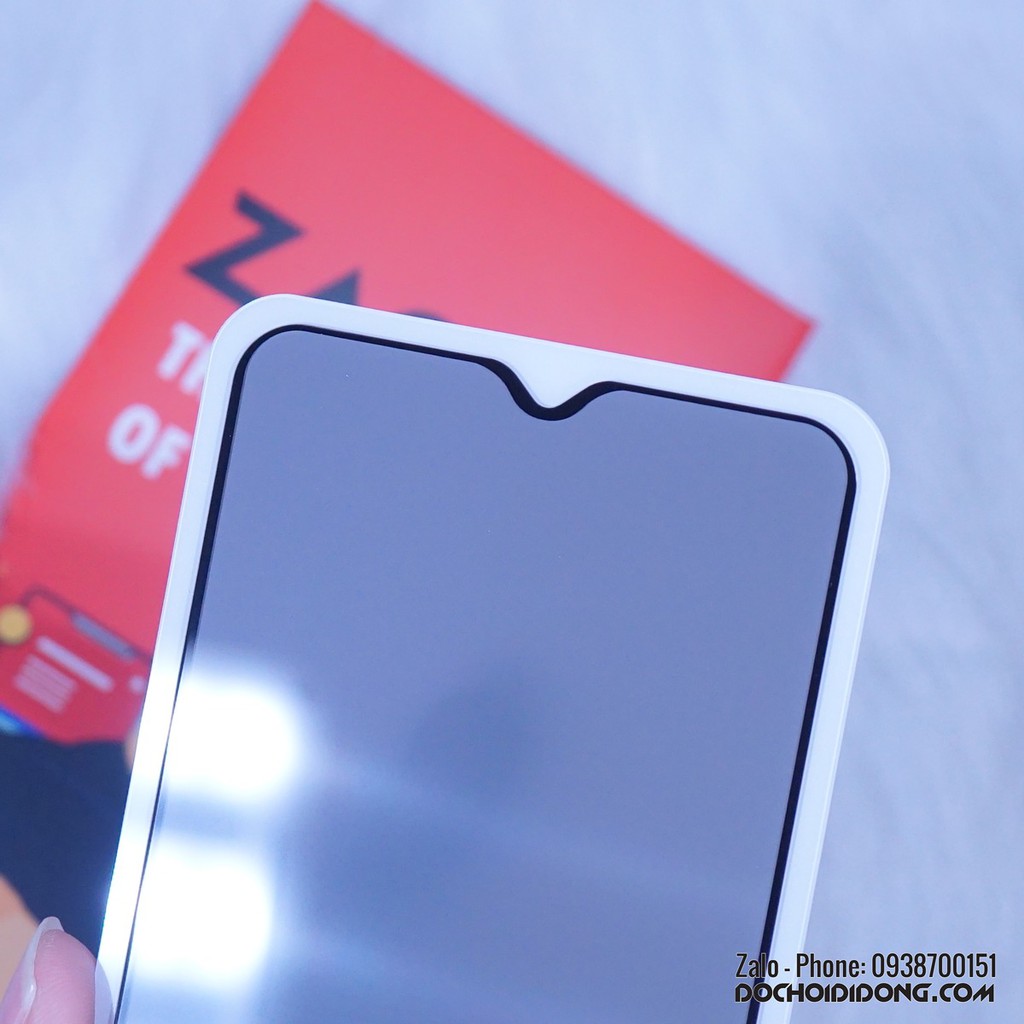 Dán cường lực chống nhìn trộm Oppo F11 Zacase Anti Spy full màn hình