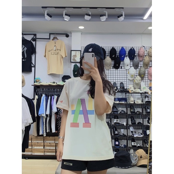 [CHÍNH HÃNG] ÁO THUN NEW ERA x BTS x DYNAMITE LA DODGERS - ÁO THUN CỔ TRÒN THẤM HÚT MỒ HÔI - UNISEX NAM NỮ