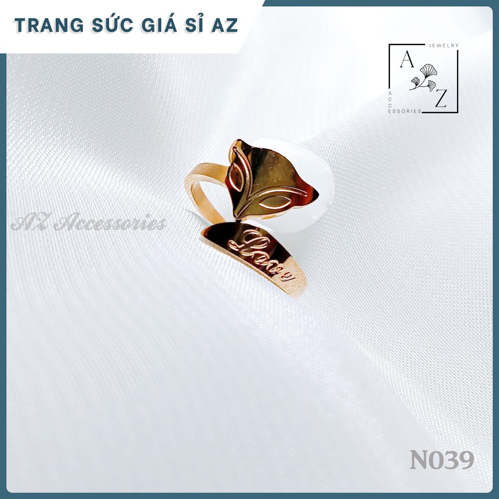 Nhẫn titan hồ ly love