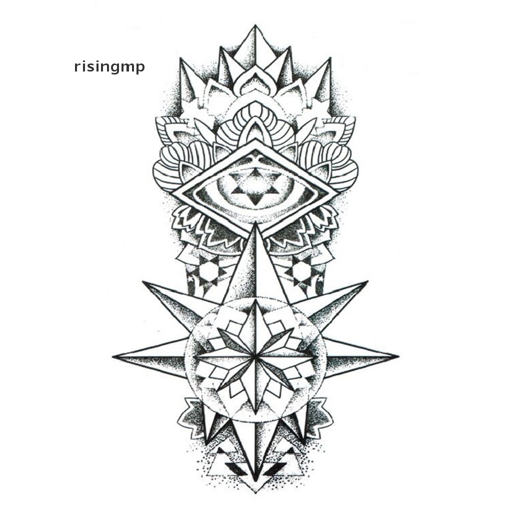 Hình Xăm Dán Tạm Thời Chống Thấm Nước Dành Cho Nam ♨Nóng Bỏng