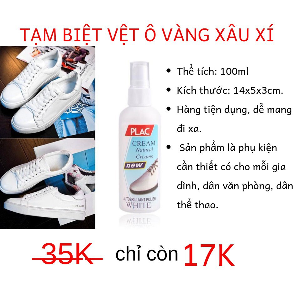 Chai Xịt Tẩy Trắng Giầy Flac