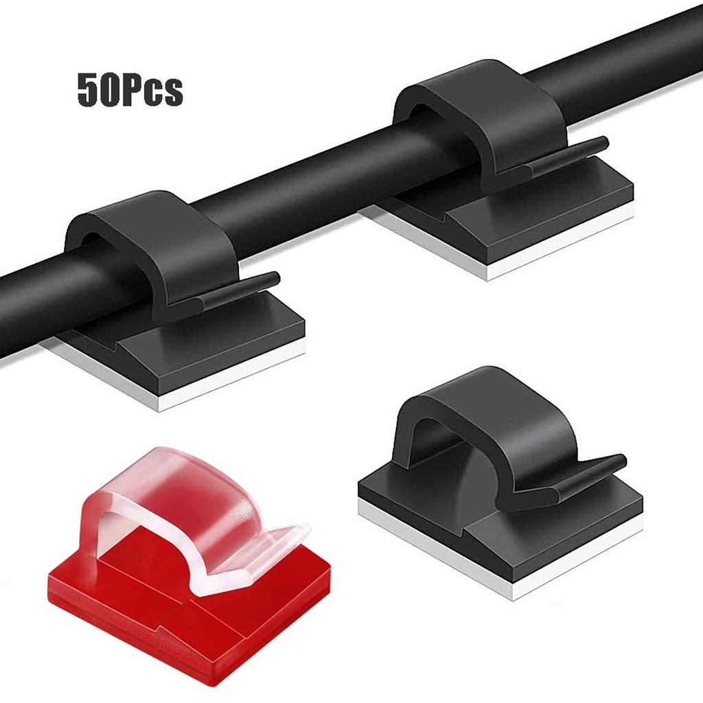 Giá Đỡ Kẹp Dây Cáp Mini Tự Dính Tiện Dụng