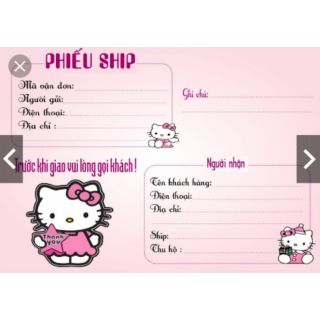 Phiếu ship hàng