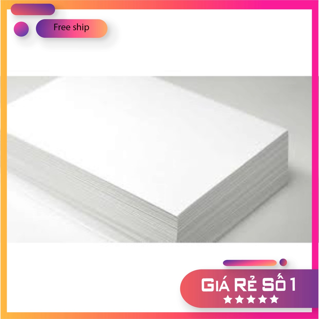 Giấy vẽ màu, chì A4 dày 250gsm - giấy vẽ cho bé khổ A4 loại xịn