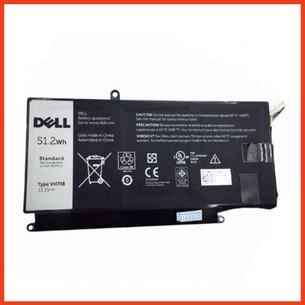 [Giá hủy diệt] Pin dell vostro 5460 ZIN pin 6 cell dẹt lắp trong máy Vostro 5460 5470 5480 5560 5570 14-5439 Inspiron 14