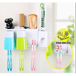 Bộ nhả kem đánh răng 3 cốc-T3B3