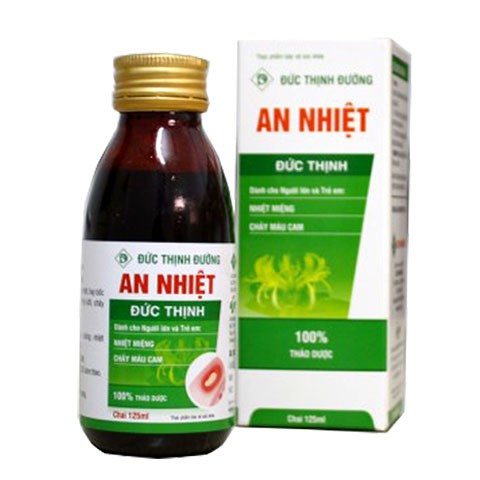 An Nhiệt Đức Thịnh - Hỗ trợ làm giảm nhiệt miệng, nhiệt lưỡi, bốc hỏa, chảy máu cam (1 chai x 125ml)