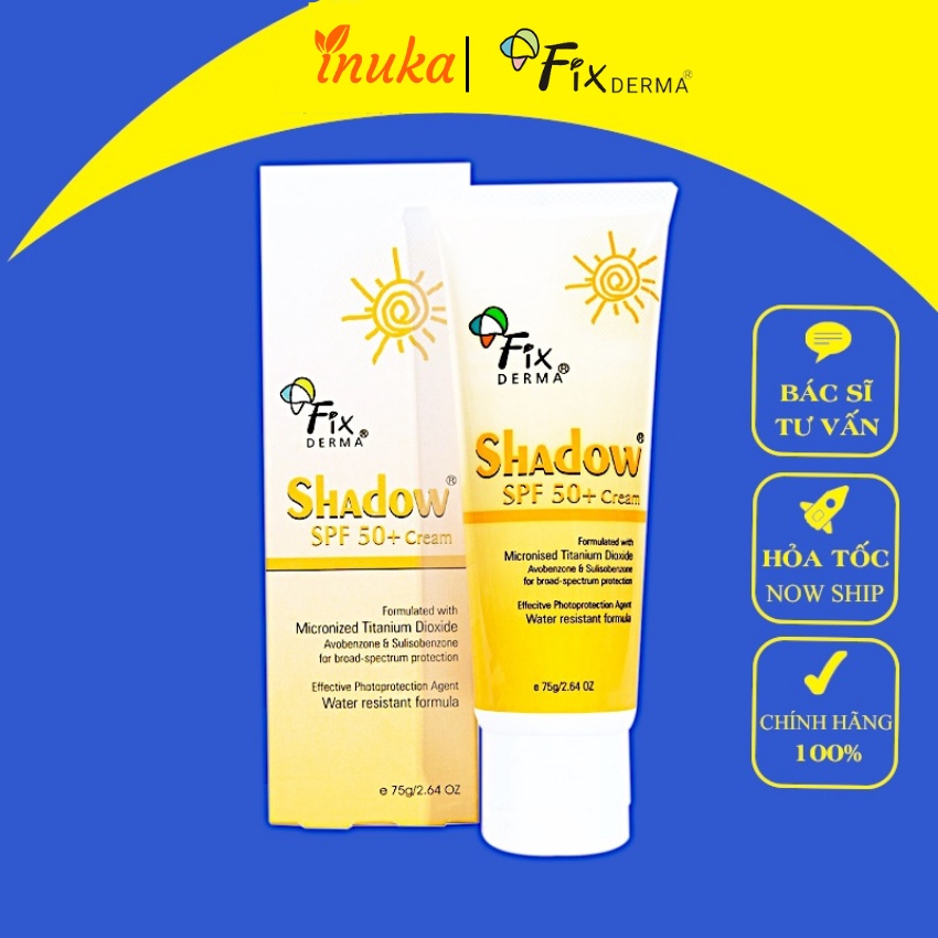 Kem Chống Nắng Shadow SPF 50+ (75g) - Gel Chống Nắng Shadow cho da mặt và toàn thân inuka.store