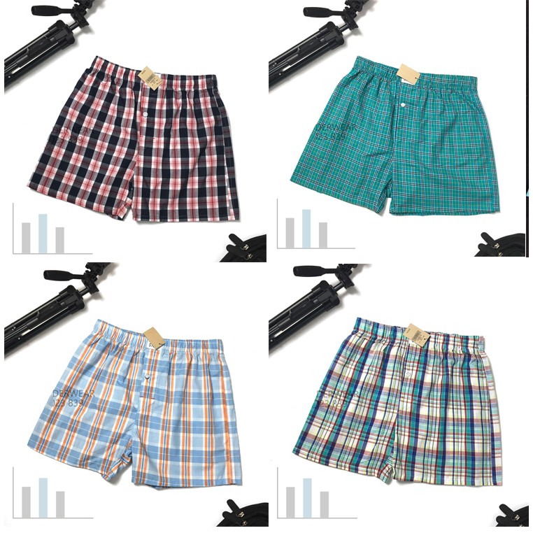 Quần đùi nam mặc nhà, quần đùi nam mặc ngủ- vải kate 100% cotton