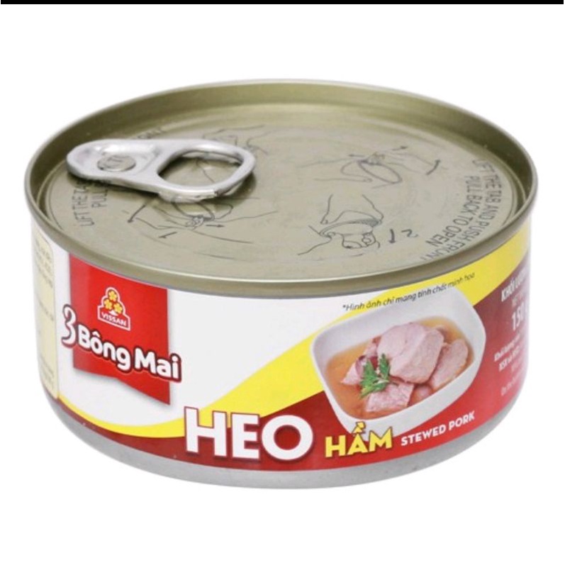 Heo Hầm 3 Bông Mai Hộp 150g (Date mới)
